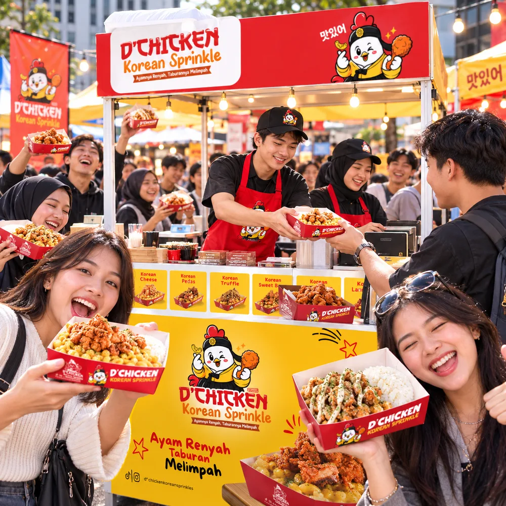 Solusi Kemitraan D'Chicken Korean Sprinkle
